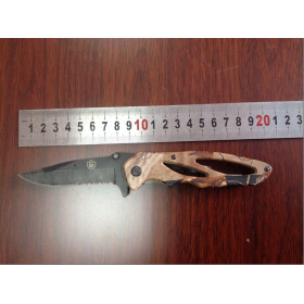 440 Stainless steel Aluminum hanlde Camo coating folding knife UD08010